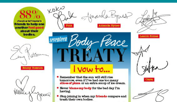 Body Peace Treaty Seventeen Magazine 3 Ways To Improve Your Self Image