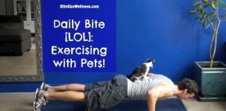 Daily Bite LOL - Exercising with Pets Video