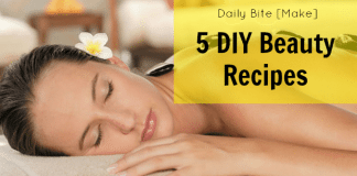 Daily Bite MAke DIY Beauty Recipes Spa Feature