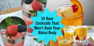 10 Rum Cocktails Healthy Drinks Bikini Body Safe Alcohol