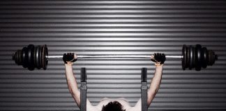 Bodybuilding Weight Lifting Benchpress - Protein Powder