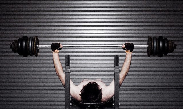 Bodybuilding Weight Lifting Benchpress - Protein Powder