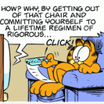 Garfield Comic March 29, 2004 – Garfield Exercising