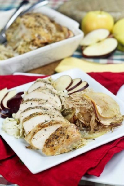 Cabbage Apple Chicken for Top 10 Fall Apple Recipes