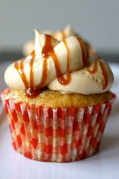 Caramel Apple Cupcakes for Top 10 Fall Apple Recipes