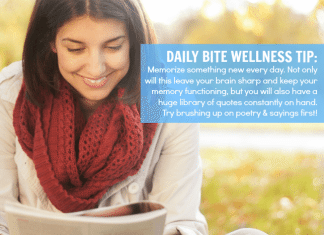 Daily Bite Wellness Tip - Memorize Something New Every Day