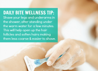 Daily Bite Wellness Tip - Shaving Your Legs