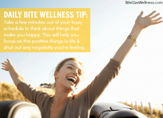 Daily Bite Wellness Tip - Shut Out Negativity With Positive Thoughts