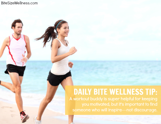 Daily Bite Wellness Tip - Workout Buddies - Gym Motivation
