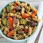 pasta-pesto-vinaigrette fatfreevegan