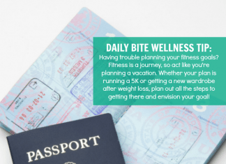 Daily Bite Wellness Tip - Plan Fitness Goals