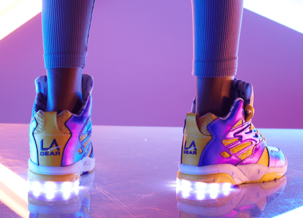 LA Gear Lights Light Up Sneakers 90s