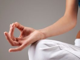 Meditation Woman in Yoga Pose