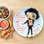 Michael Jackson Food Art for Lee Samantha