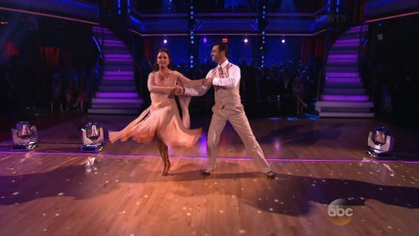 Leah Remini and Tony Dovolani Dancing With The Stars Week 8 Viennese Waltz