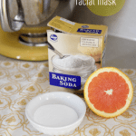 Orange Juice Baking Soda Facial Mask