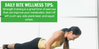 daily bite wellness tip strength training