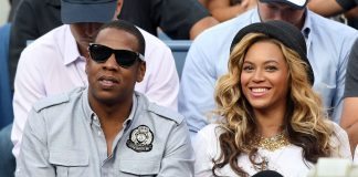 Jay Z and Beyonce US Open