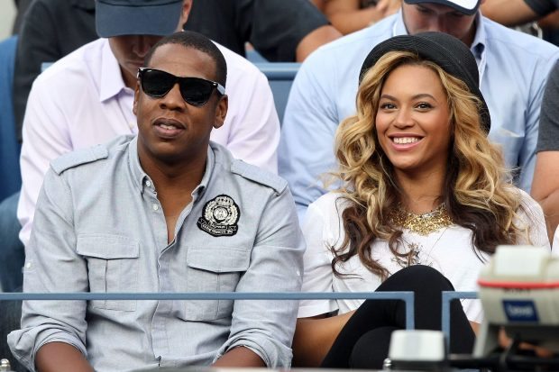 Jay Z and Beyonce US Open
