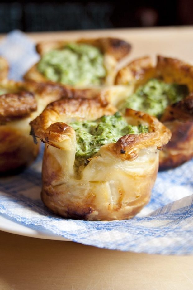 Puff-Pastry-Spinach-Cups