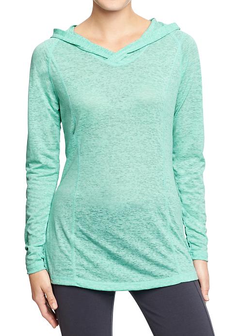 Women's Active by Old Navy Hooded Burnout Tunics