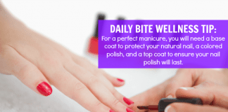daily bite wellness tip manicure