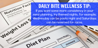 daily bite wellness tip meal planning