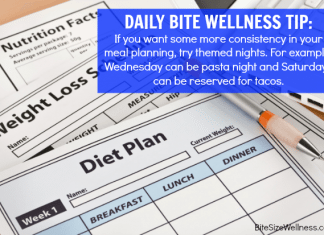 daily bite wellness tip meal planning
