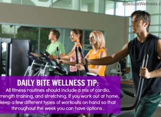 daily bite wellness tip options at home