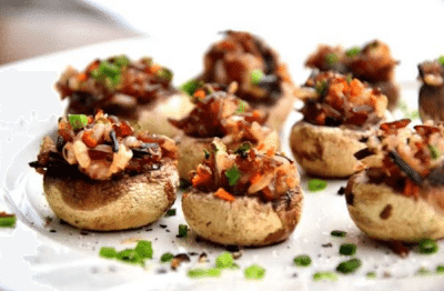 greatist pine nut stuffed mushrooms