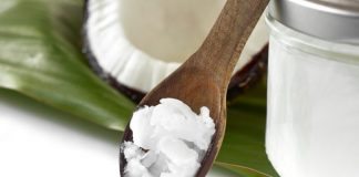 Coconut Oil on a Spoon - Cooking with Coconut Oil