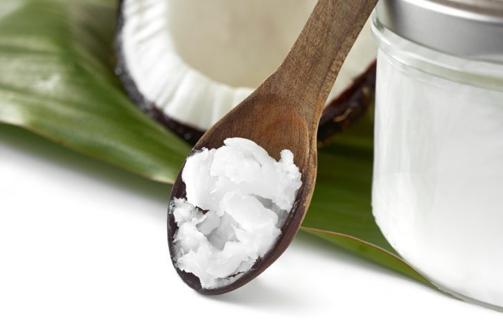 Coconut Oil on a Spoon - Cooking with Coconut Oil