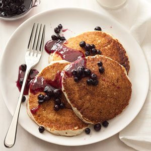 Cottage-Cheese-Pancakes-with-Blueberry-Compote-Recipe-lg