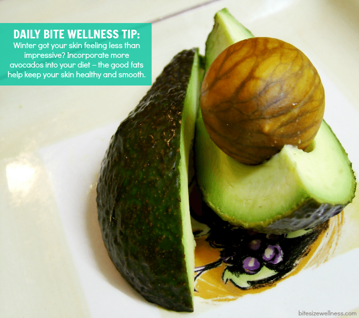 Daily Bite Wellness Tip - Avocados for Dry Skin