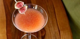 fig cocktail valentines day drinks