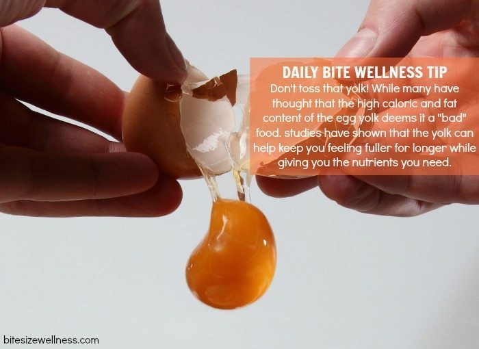 Daily Bite Wellness Tip - Egg Yolk Benefits