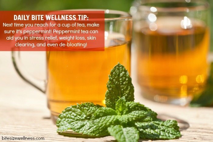 Daily Bite Wellness Tip Peppermint Tea Benefits