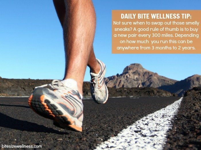 Daily Bite Wellness Tip Replace Running Sneakers Large