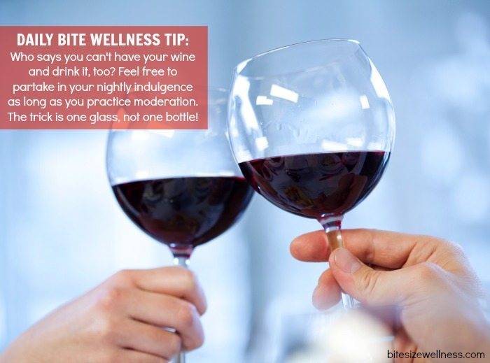 Daily Bite Wellness Tip Wine Benefits