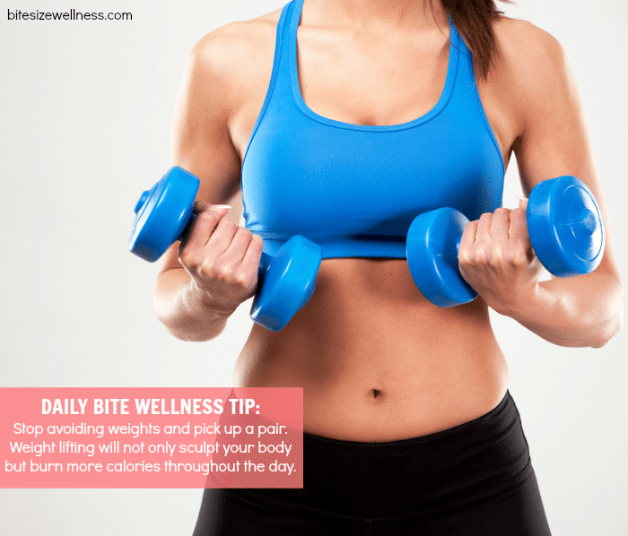 Daily Bite Wellness Tip - Women's Weight Lifting Without Bulking Up Tips