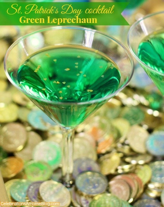 Green Leprechaun Cocktails