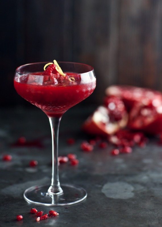 Pomegranate Raspberry Cocktail