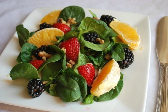 Rainbow-Spinach-Salad