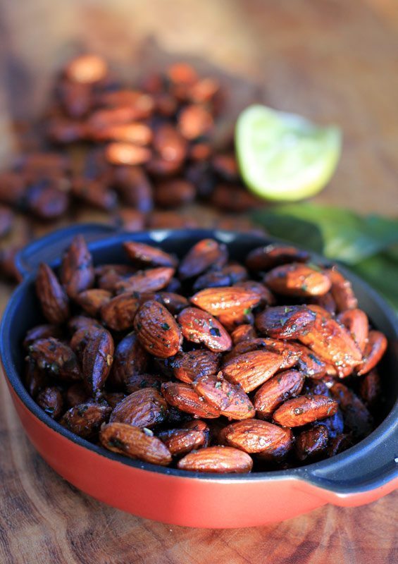 sweet chili lime almonds recipe eat drink paleo