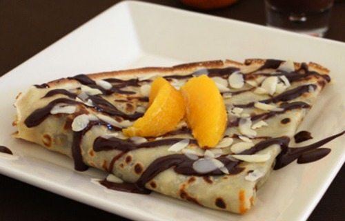Chocolate Orange Crepe for Dinner and a Movie Foreign Film