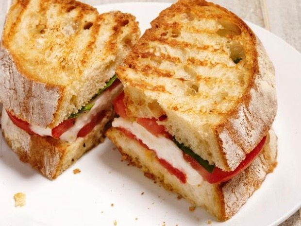 Dinner and a Movie: Inspirational Movies to Get You to the Weekend Eat, Pray, Love + Caprese Panini (via Food Network)