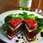 asparagus caprese salad sandwhich