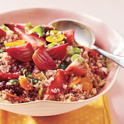 Delicious & Healthy Quinoa Five Ways Beet, Blood Orange, Kumquat, and Quinoa Salad via Cooking Light