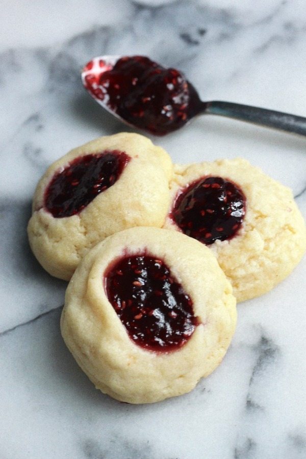 Raspberry Thumbprint Cookies for Dinner and a Movie Fight Club
