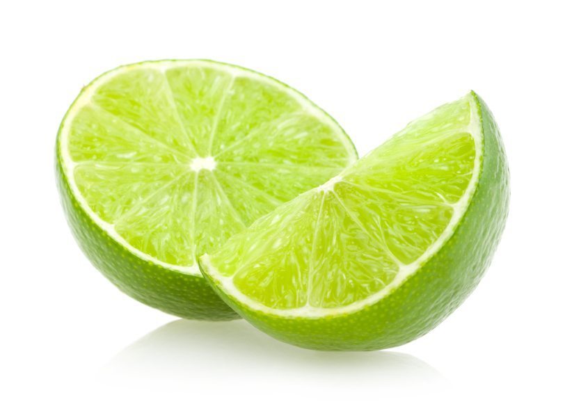 natural deodorant lime slices